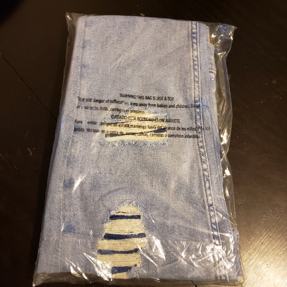 Justice Denim Mini Mom Size 14 Jeans - Picture 4 of 7